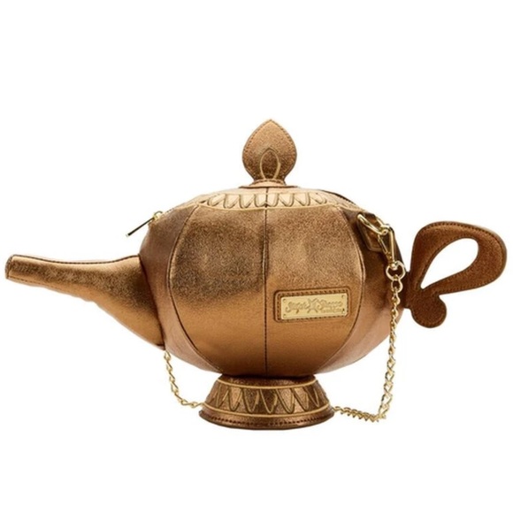 NWT Disney Loungefly Stitch Shoppe Aladdin Genie Lamp Crossbody Bag - Picture 7 of 14